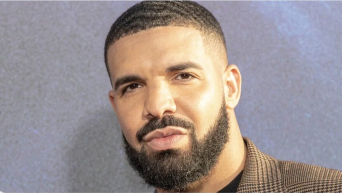 Rapper Drake's face
